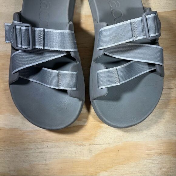 Chaco Gray Slide Sandals Men’s Size 9 main image 6